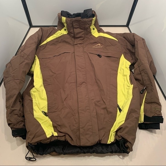 Polar Edge Mens Medium Ski Snowboard Jacket Winter Coat Snow Ski Gold Series - Picture 3 of 9